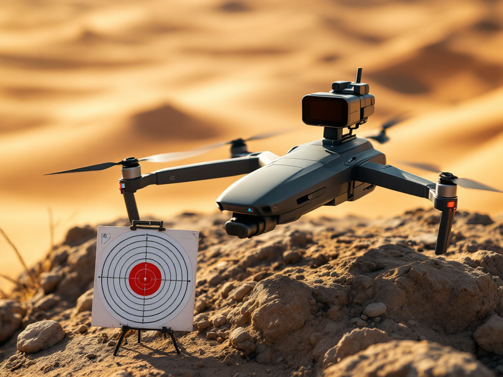 Visée et contrôle par Drone